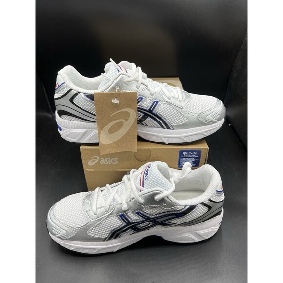 ASICS Gel-1130 \'White Prussian Blue\' GS SZ 6Y / 7.5 Women’s (1204A163-105) NEW! main image 8